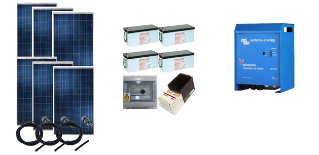 panneaux solaire batterie
